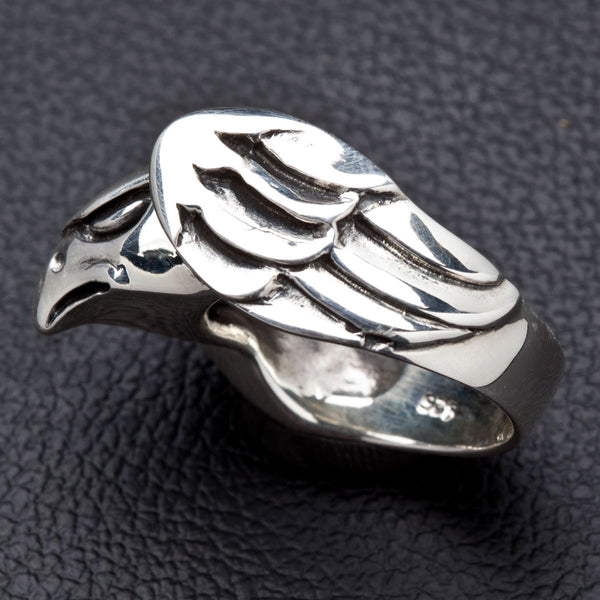 Sterling Silver Eagle Hawk Ring