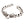 Load image into Gallery viewer, Heavy Bulldog Silver Bracelet
