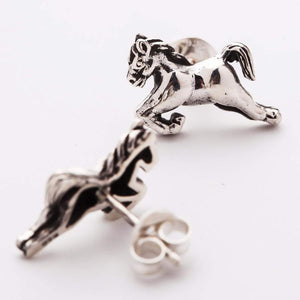 Sterling Silver Horse Earrings