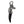 Charger l&#39;image dans la galerie, Collier pendentif croc en onyx noir cheval en argent
