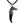 Charger l&#39;image dans la galerie, Collier pendentif croc en onyx noir cheval en argent
