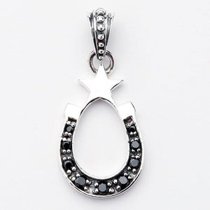 Horseshoe Sterling Silver Pendant