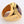Carica l&#39;immagine nel visualizzatore Galleria, Enorme anello da uomo in oro giallo con granato

