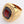 Загрузить изображение в программу просмотра галереи, Мужское кольцо с гранатом из желтого золота
