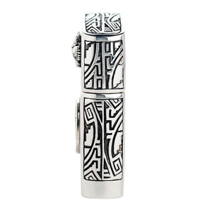 Indian Liberty Eagle Sterling Silver Lighter, engraved narrow side profile