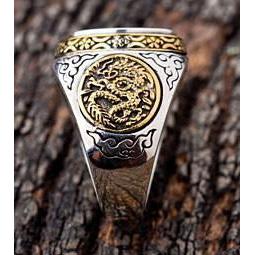Sterling Silver Gothic Japanese Phenix Rings