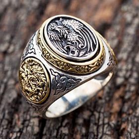 Sterling Silver Gothic Japanese Phenix Rings