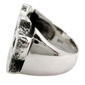 Bague plumeau en argent sterling