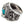 Load image into Gallery viewer, Sterling Silver Japanese Koi Fish Turquoise Mens Ring
