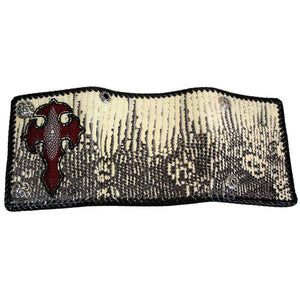 Komodo Leather Cross Biker Wallet