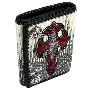 Komodo Leather Cross Biker Wallet