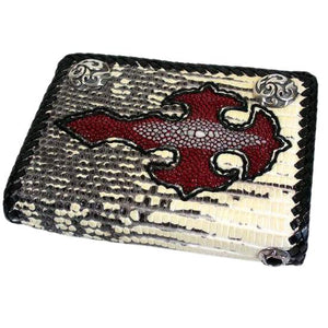 Komodo Leather Cross Biker Wallet