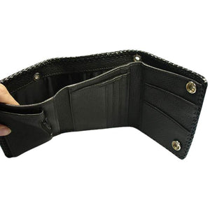Komodo Leather Cross Biker Wallet