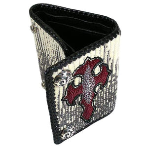 Komodo Leather Cross Biker Wallet