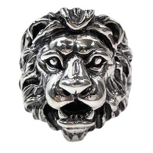 Bague Lion pour homme en argent sterling