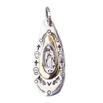 Sterling Silver Mary Angel Pendant