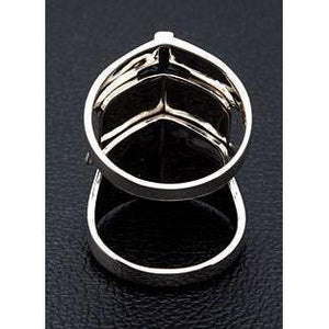 Silver Medieval Armor Ring