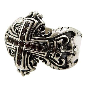 Mittelalterliche Kreuzringe aus Sterlingsilber