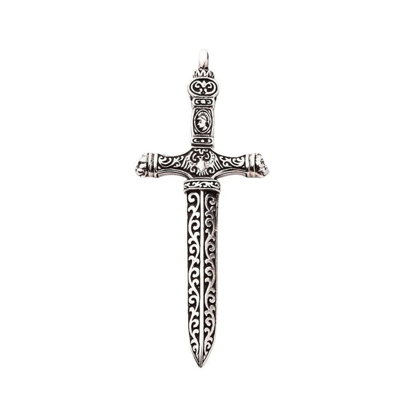 Подвеска-меч воина из стерлингового серебра