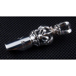 Pendentif sifflet médiéval en argent sterling