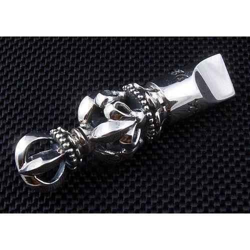 Sterling Silver Medieval Whistle Pendant