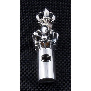 Pendentif sifflet médiéval en argent sterling