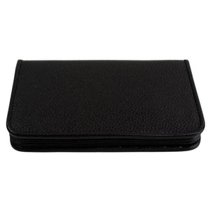 Cartera mediana de piel de vacuno auténtica
