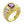 Load image into Gallery viewer, Mens Yellow Gold Amethyst Rolex Ring
