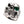 Emerald Eyes Silver Mens Skull Rings
