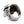 Emerald Eyes Silver Mens Skull Rings