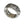Bague martelée pour homme en argent sterling