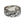 Bague martelée pour homme en argent sterling