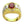 Herren Rolex Ring aus zweifarbigem Gelbgold mit Granat