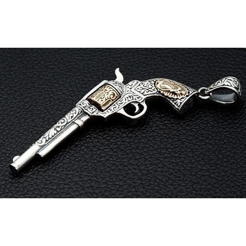 Ciondoli in argento sterling pistola messicana