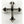 Gothic Kreuz Anhänger mit Totenkopf