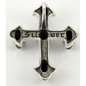 Gothic Kreuz Anhänger mit Totenkopf