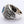 Guitar and musical notes engraved on Mystic Quartz ring shoulder