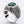 Angled view of color-shifting Mystic Quartz in silver ring