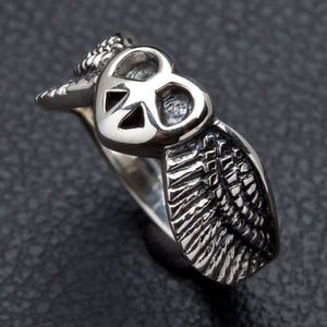 Ring mit Friedensflügeln aus Sterlingsilber