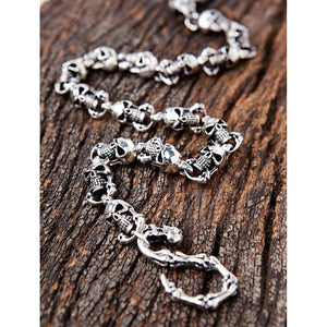Sterling Silver Phantom Skull Wallet Chains