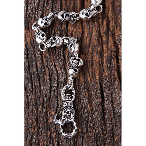 Sterling Silver Phantom Skull Wallet Chains