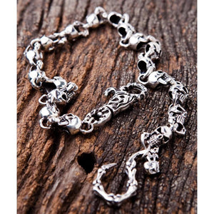 Sterling Silver Phantom Skull Wallet Chains