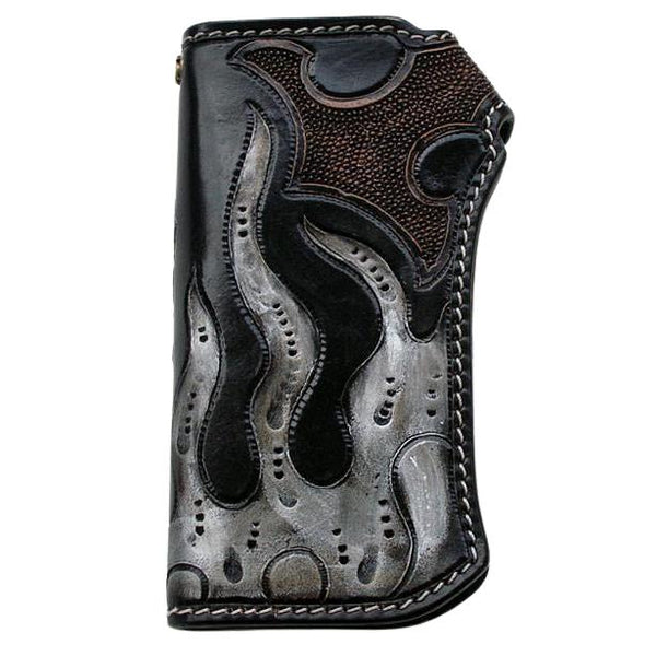 Genuine Leather Pirate Chopper Wallet