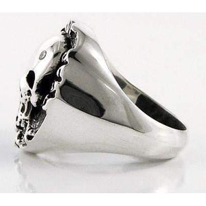 Bague Crâne Punk Not Dead