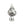 Carica l&#39;immagine nel visualizzatore Galleria, Ciondolo teschio corvo in argento sterling
