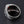 Bague carpe koï en argent avec CZ rouge, intérieur du serti et de l'anneau