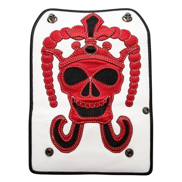 Biker Wallet Red Devil Stingray Leather