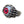 Red Eyeball Skeleton Claw Sterling Silver Ring, product detail view (original gallery image 2)