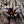 Red Garnet Claw Sterling Silver Gothic Ring, garnet front three quarter