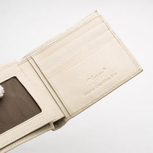Cartera para hombre de piel de cuerno de cocodrilo genuino rojo